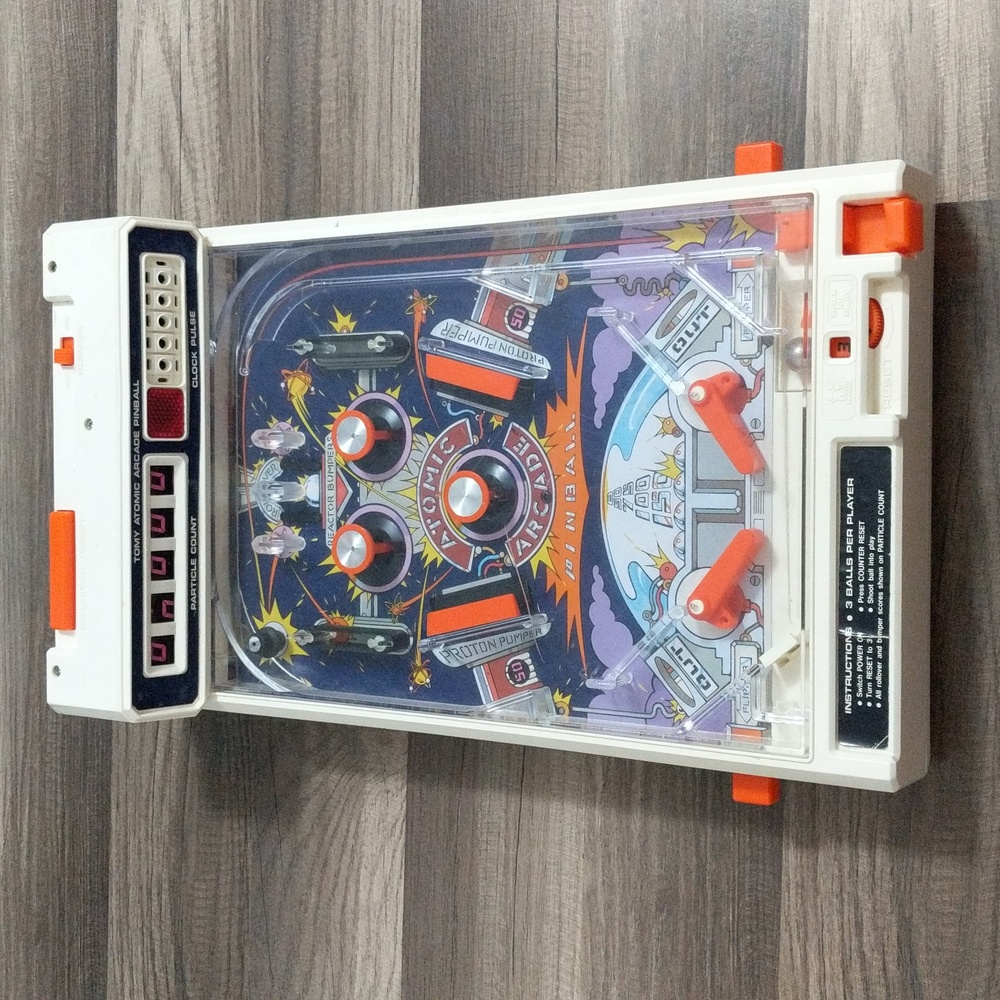#35.Vintage Atomic Arcade Pinball Game 1979. READ DESCRIPTION.